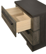Remington Brown and Gray Nightstand by Crown Mark at Eve Furniture