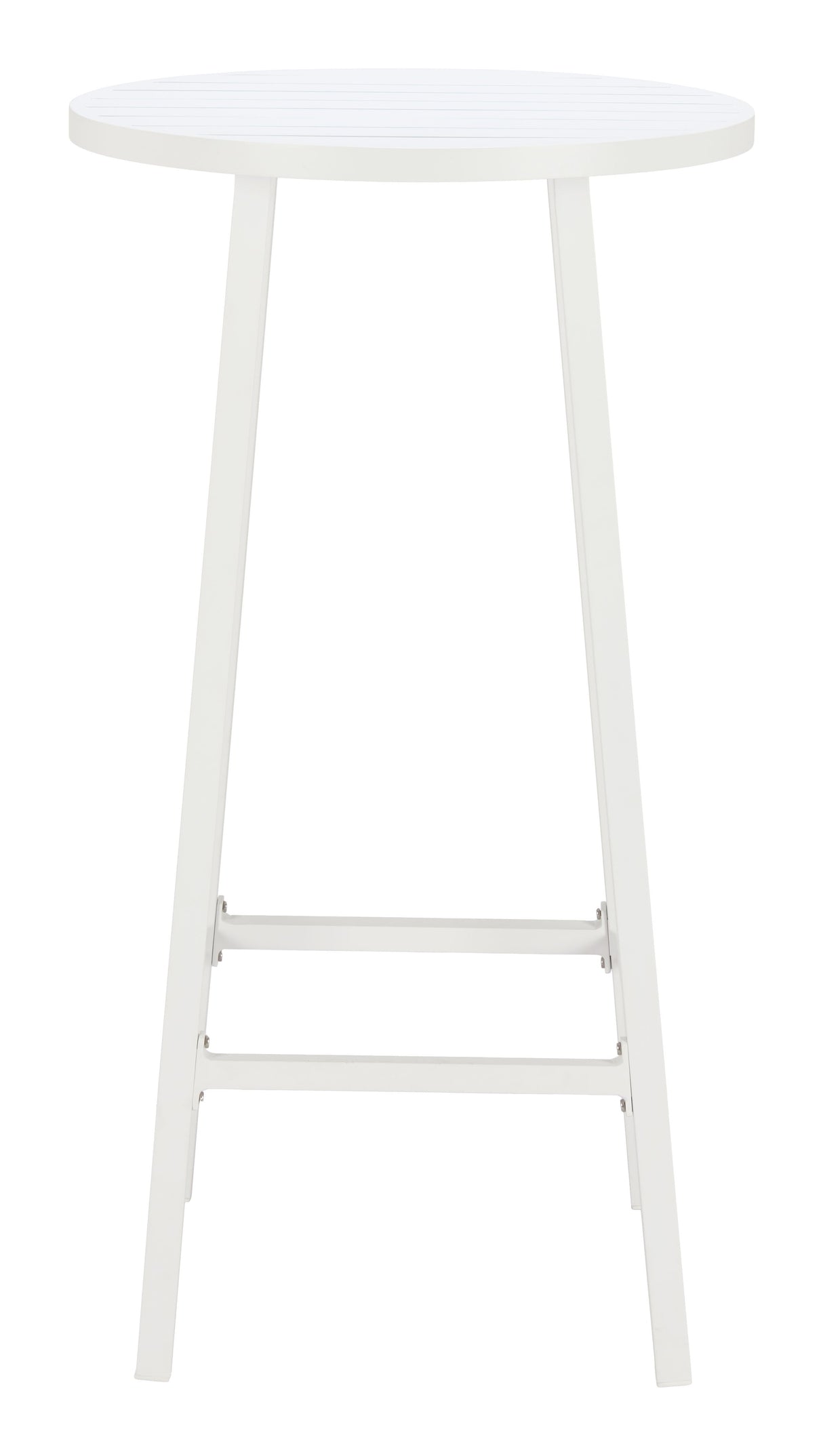 Ren White Outdoor Bar Table by Zuomod at Eve Furniture
