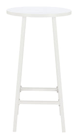 Ren White Outdoor Bar Table by Zuomod at Eve Furniture