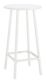 Ren White Outdoor Bar Table by Zuomod at Eve Furniture