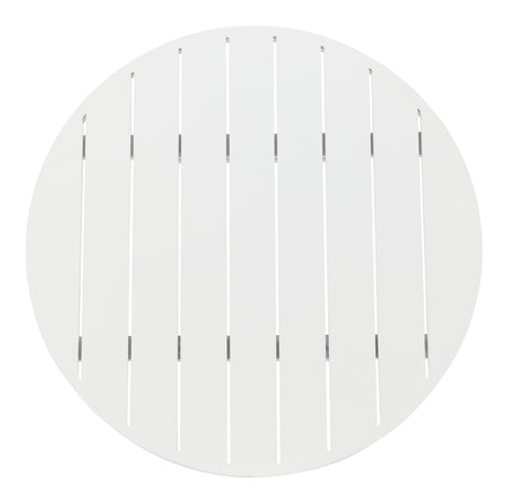 Ren White Outdoor Bar Table by Zuomod at Eve Furniture