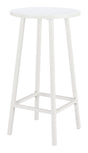 Ren White Outdoor Bar Table by Zuomod at Eve Furniture