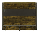 Renaldi Antique Nutmeg Bar Unit with Stemware Rack by Coaster at Eve Furniture