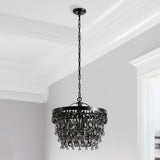 Renata Black Chandelier by Classic Home at Eve Furniture