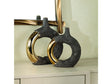 Renault Bronze/Gold 2 Piece Glazed Ceramic Vases by Crestview at Eve Furniture