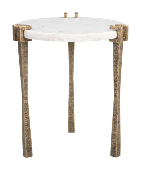 Rench White Side Table by Zuomod at Eve Furniture