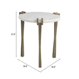 Rench White Side Table by Zuomod at Eve Furniture