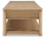Rencott Light Brown Coffee Table by Ashley at Eve Furniture