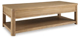 Rencott Light Brown Coffee Table by Ashley at Eve Furniture
