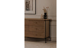 Rene 6 Drawer Dresser Brown by Moe's Home at Eve Furniture