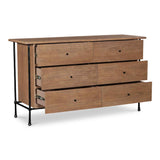 Rene Brown 6 Drawer Dresser
