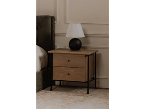 Rene Brown Nightstand by MOES at Eve Furniture