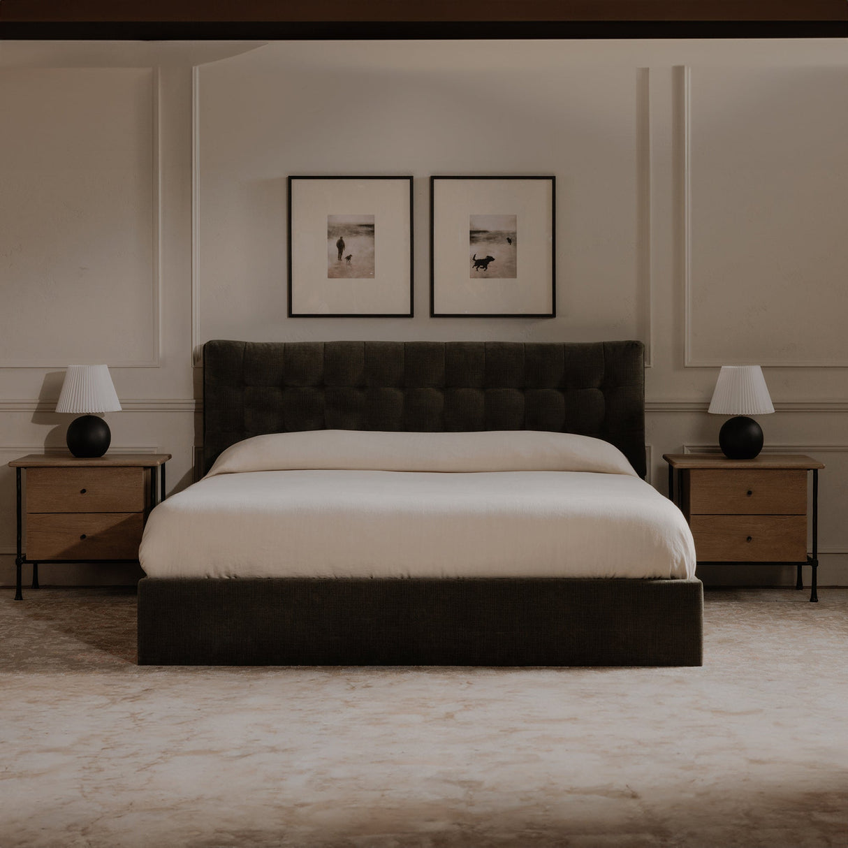 Rene Brown Nightstand by Moe's Home at Eve Furniture