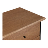 Rene Brown Nightstand by Moe's Home at Eve Furniture