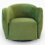Renee Swivel Chair - Green Velvet by Ashcroft Furniture at Eve Furniture