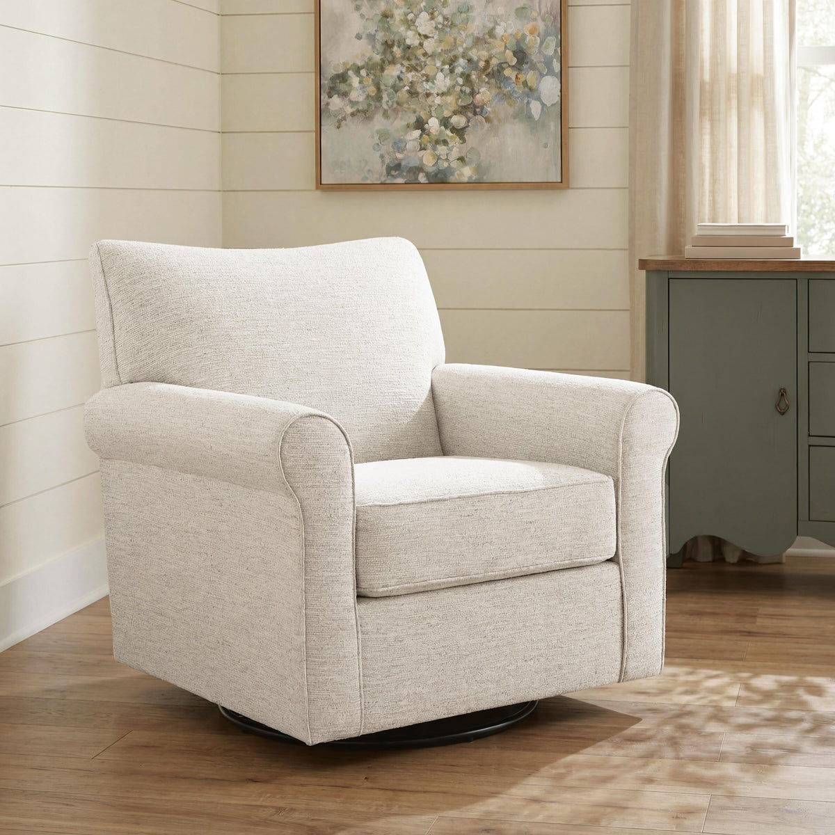 Renley Opal Swivel Glider Accent Chair by Ashley at Eve Furniture