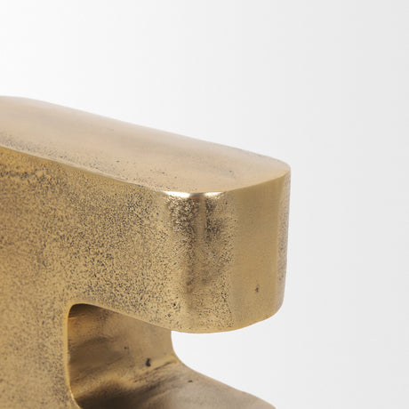 Renni Antiqued Brass Large Decorative Sculpture by Mercana at Eve Furniture