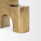 Renni Antiqued Brass Large Decorative Sculpture by Mercana at Eve Furniture