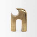 Renni Antiqued Brass Small Decorative Sculpture by Mercana at Eve Furniture