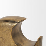 Renni Antiqued Brass Small Decorative Sculpture by Mercana at Eve Furniture