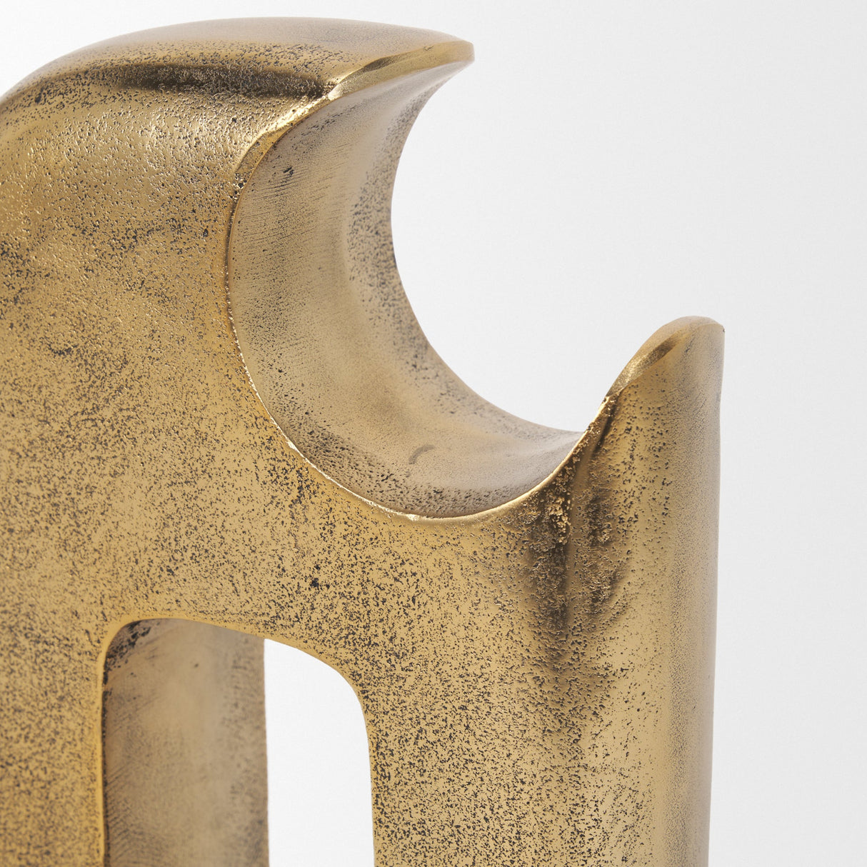 Renni Antiqued Brass Small Decorative Sculpture by Mercana at Eve Furniture