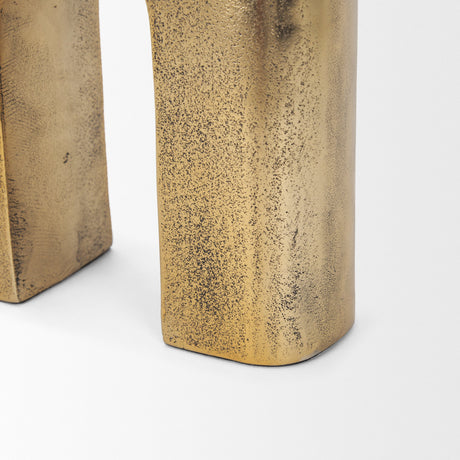 Renni Antiqued Brass Small Decorative Sculpture by Mercana at Eve Furniture