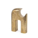 Renni Antiqued Brass Small Decorative Sculpture by Mercana at Eve Furniture