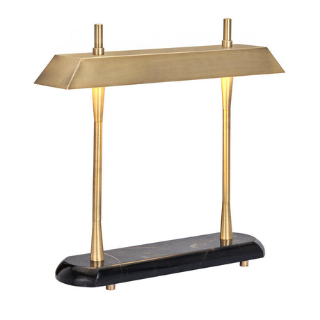 Rennick Gold/Black Table Lamp by Crestview at Eve Furniture