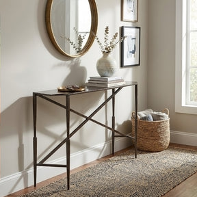 Reno 60" Console Table in Dark Bronze by Home Trends & Design at Eve Furniture