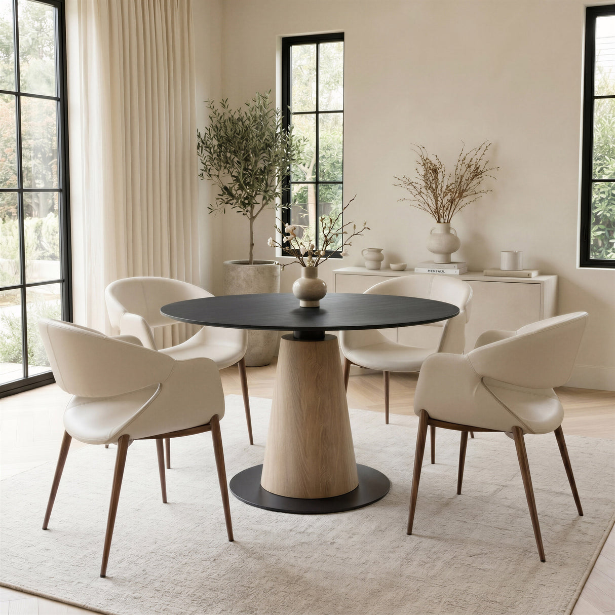 Reno Black Dining Table by Zuomod at Eve Furniture