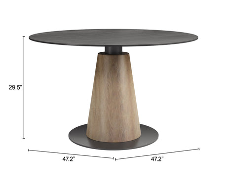 Reno Black Dining Table by Zuomod at Eve Furniture