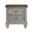 Renton Antique Gray Nightstand by Homelegance at Eve Furniture