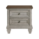 Renton Antique Gray Nightstand by Homelegance at Eve Furniture