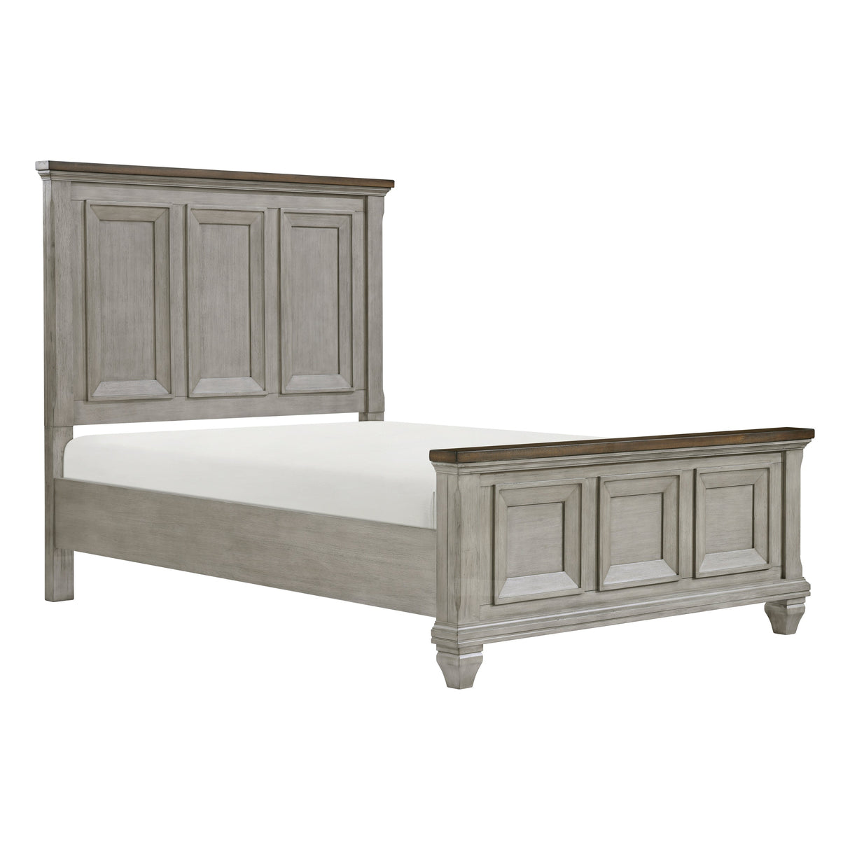 Renton Antique Gray/Brown California King Bed by Homelegance at Eve Furniture