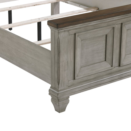 Renton Antique Gray/Brown California King Bed by Homelegance at Eve Furniture