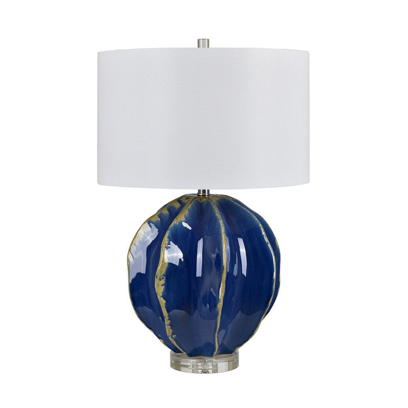 Renwill Blue Table Lamp by Crestview at Eve Furniture