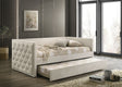 Renzi Beige Daybed with Trundle by Furniture of America at Eve Furniture