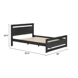 Repos Black Queen Bed by Zuomod at Eve Furniture
