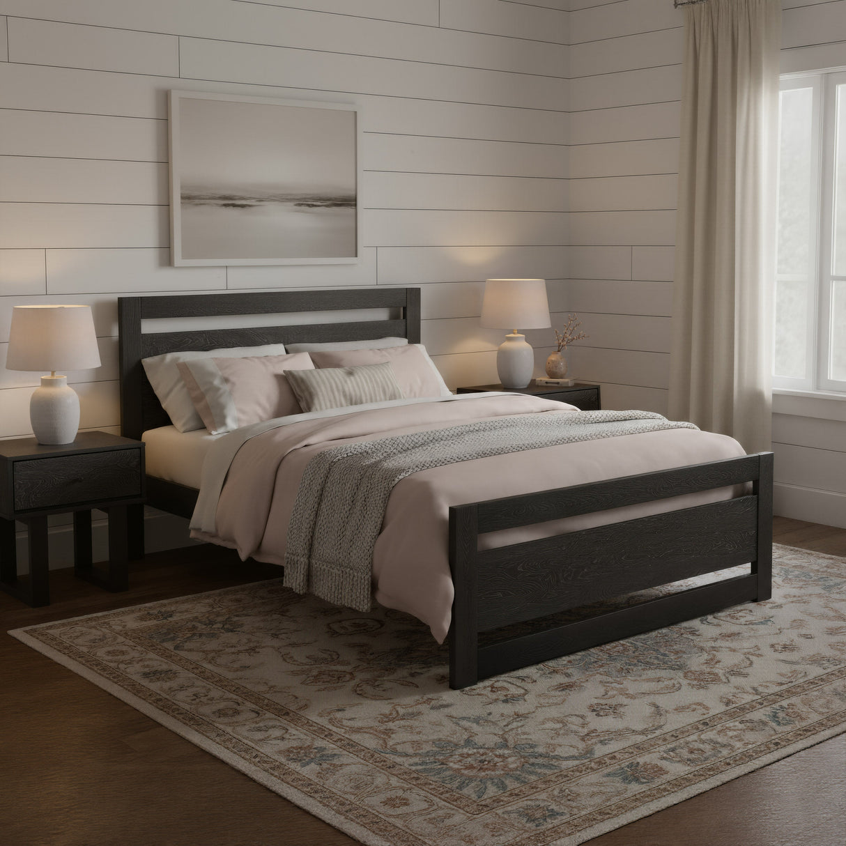 Repos Black Queen Bed by Zuomod at Eve Furniture