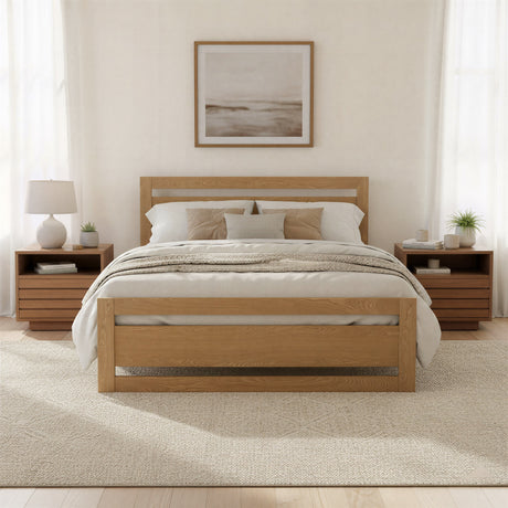 Repos Brown Queen Bed by Zuomod at Eve Furniture
