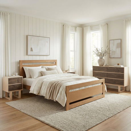 Repos Brown Queen Bed by Zuomod at Eve Furniture