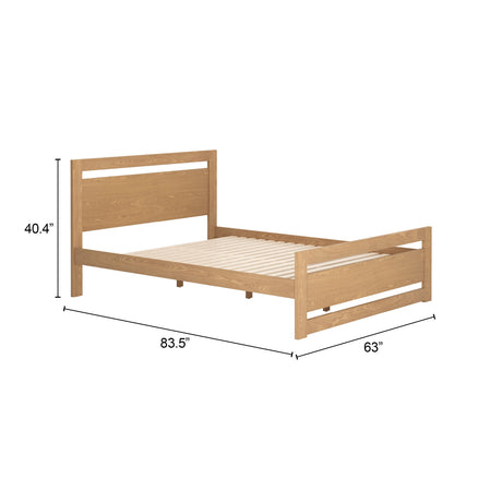 Repos Brown Queen Bed by Zuomod at Eve Furniture