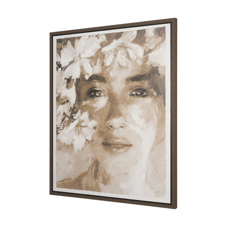 Repose by Mercana Studio Hand-Embellished Textured Framed Canvas Artwork by Mercana at Eve Furniture