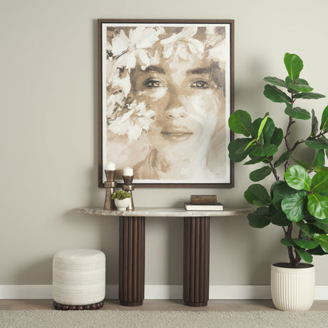 Repose by Mercana Studio Hand-Embellished Textured Framed Canvas Artwork by Mercana at Eve Furniture