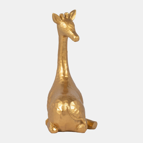 Res, 10" Giraffe Decor, Gold