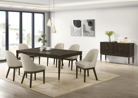 Reseda Ash Brown 4-Door Dining Sideboard Server by Coaster at Eve Furniture