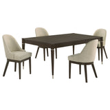 Reseda Ash Brown 5-Piece Rectangular Dining Room Set by Coaster at Eve Furniture