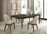 Reseda Ash Brown 5-Piece Rectangular Dining Room Set by Coaster at Eve Furniture