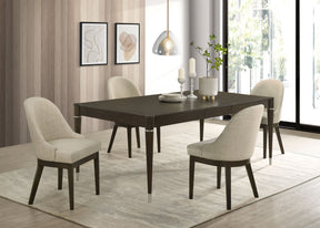 Reseda Ash Brown 5-Piece Rectangular Dining Room Set by Coaster at Eve Furniture