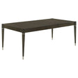 Reseda Ash Brown Extendable Dining Table by Coaster at Eve Furniture